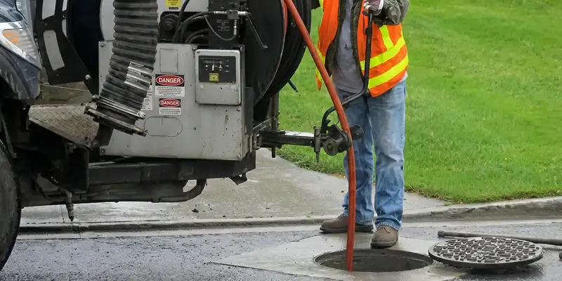 sewage clean up professionals using industrial equipment to remove contaminated wastewater in Jacksonville, FL