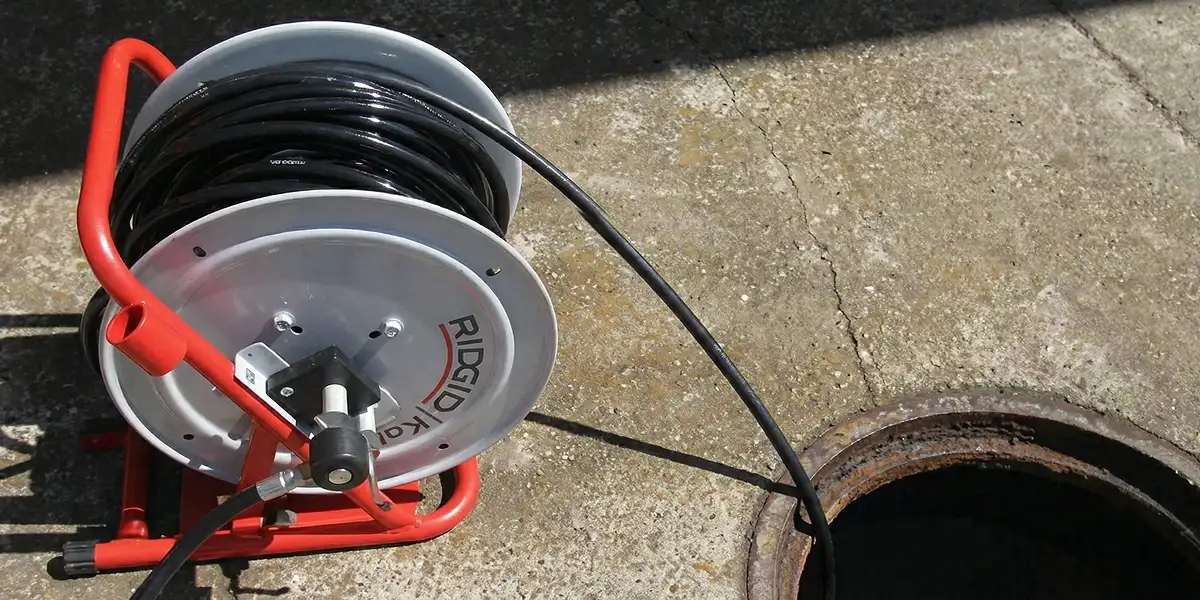 sewer rodding equipment prepared to clear clogged sewer lines in Jacksonville, FL